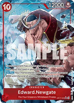 One Piece-Karte Edward.Newgate (OP17-005) (V.2) 007/045