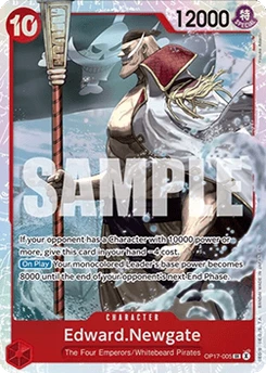 One Piece-Karte Edward.Newgate (OP17-005) (V.1) 008/045