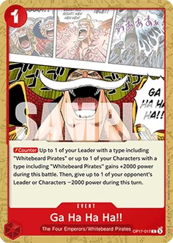 One Piece-Karte Ga Ha Ha Ha!! (OP17-017) 021/045