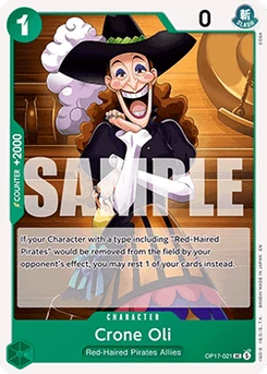 One Piece-Karte Crone Oli (OP17-021) 026/045