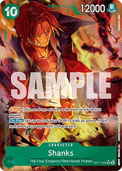 One Piece-Karte Shanks (OP17-022) (V.2) 028/045