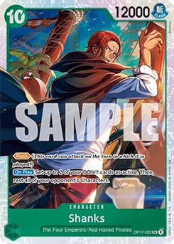 One Piece-Karte Shanks (OP17-022) (V.1) 029/045