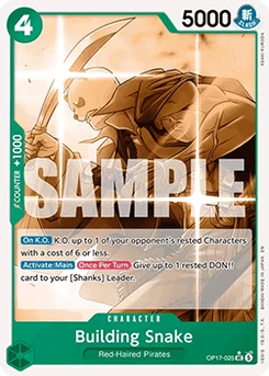 One Piece-Karte Building Snake (OP17-025) (V.2) 032/045