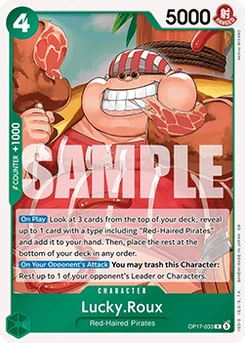 One Piece-Karte Lucky.Roux (OP17-033) 043/045