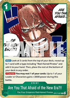 One Piece-Karte Are You That Afraid of the New Era?!! (OP17-037) (V.1) 047/045
