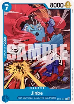 One Piece-Karte Jinbe (OP17-051) 068/045