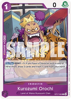 One Piece-Karte Kurozumi Orochi (OP17-066) 090/045