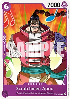 One Piece-Karte Scratchmen Apoo (OP17-070) (V.1) 093/045