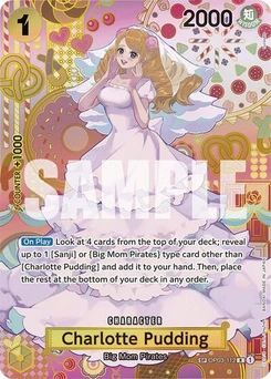 One Piece-Karte Charlotte Pudding (SP) OP03-112