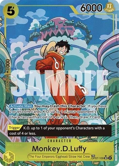 One Piece-Karte Monkey.D.Luffy (TR) OP07-109