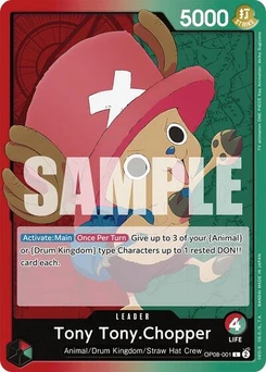 One Piece-Karte Tony Tony.Chopper (001) OP08-001