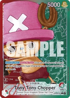 One Piece-Karte Tony Tony.Chopper (001) (Parallel) OP08-001v2
