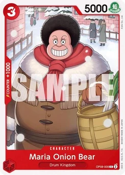 One Piece-Karte Maria Onion Bear OP08-009