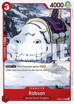One Piece-Karte Robson OP08-013