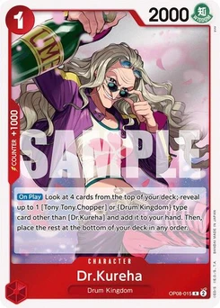 One Piece-Karte Dr.Kureha OP08-015