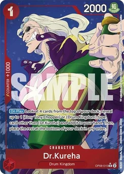 One Piece-Karte Dr.Kureha (Parallel) OP08-015v2