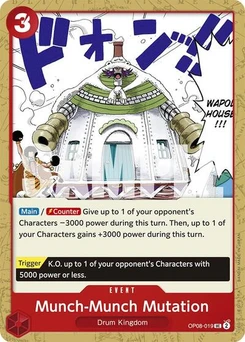 One Piece-Karte Munch-Munch Mutation OP08-019