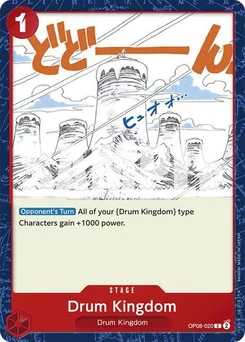 One Piece-Karte Drum Kingdom OP08-020