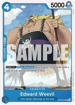 One Piece-Karte Edward Weevil OP08-042