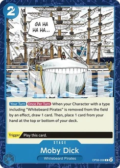 One Piece-Karte Moby Dick OP08-056
