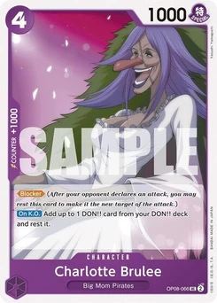One Piece-Karte Charlotte Brulee OP08-066