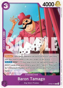 One Piece-Karte Baron Tamago OP08-070