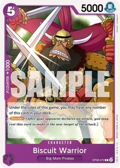 One Piece-Karte Biscuit Warrior OP08-072
