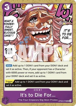 One Piece-Karte It's to Die For OP08-076