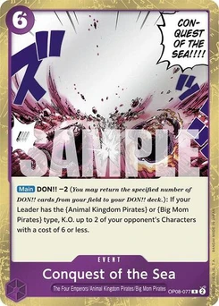 One Piece-Karte Conquest of the Sea OP08-077