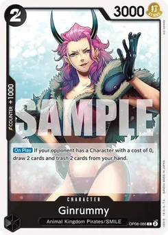 One Piece-Karte Ginrummy OP08-086