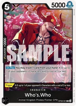 One Piece-Karte Who's.Who OP08-091