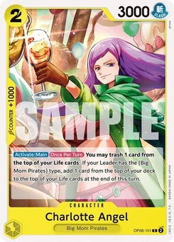 One Piece-Karte Charlotte Angel OP08-101