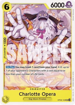 One Piece-Karte Charlotte Opera OP08-102