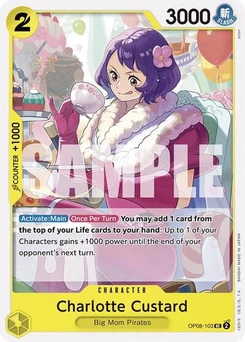 One Piece-Karte Charlotte Custard OP08-103