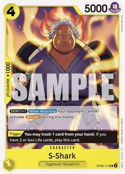 One Piece-Karte S-Shark OP08-111