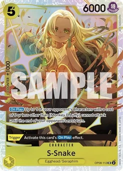 One Piece-Karte S-Snake OP08-112
