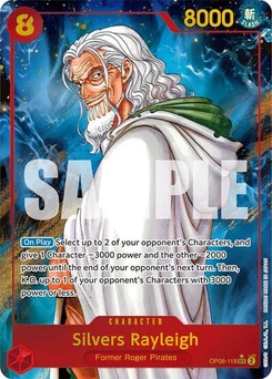 One Piece-Karte Silvers Rayleigh (Parallel) OP08-118v2