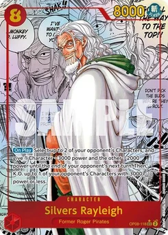 One Piece-Karte Silvers Rayleigh (Parallel) (Manga) OP08-118v3