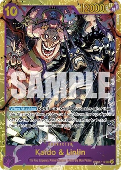 One Piece-Karte Kaido & Linlin OP08-119