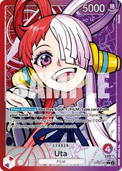 One Piece-Karte Uta (Alternate Art) OP06-001v2