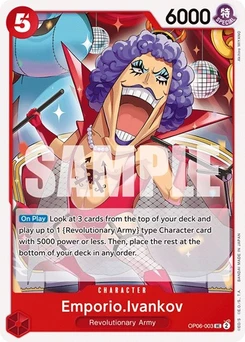 One Piece-Karte Emporio.Ivankov OP06-003