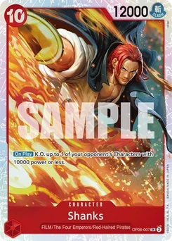 One Piece-Karte Shanks OP06-007