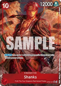 One Piece-Karte Shanks (Alternate Art) OP06-007v2