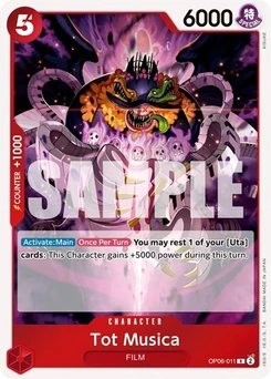 One Piece-Karte Tot Musica OP06-011