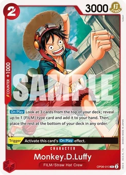 One Piece-Karte Monkey.D.Luffy OP06-013