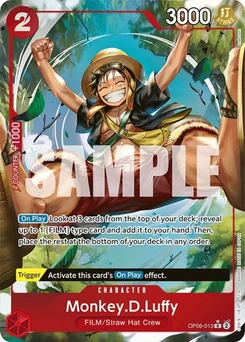 One Piece-Karte Monkey.D.Luffy (Alternate Art) OP06-013v2