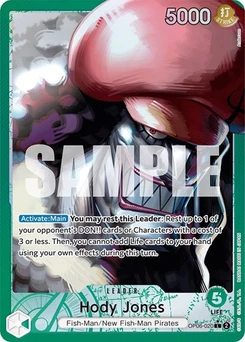 One Piece-Karte Hody Jones (020) (Alternate Art) OP06-020v2