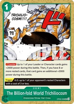 One Piece-Karte The Billion-fold World Trichiliocosm OP06-038