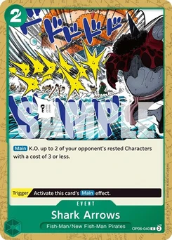 One Piece-Karte Shark Arrows OP06-040
