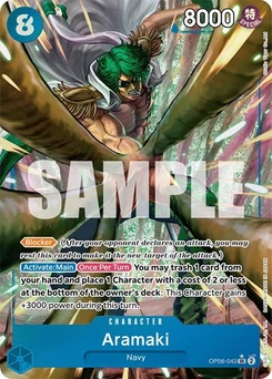 One Piece-Karte Aramaki (Alternate Art) OP06-043v2